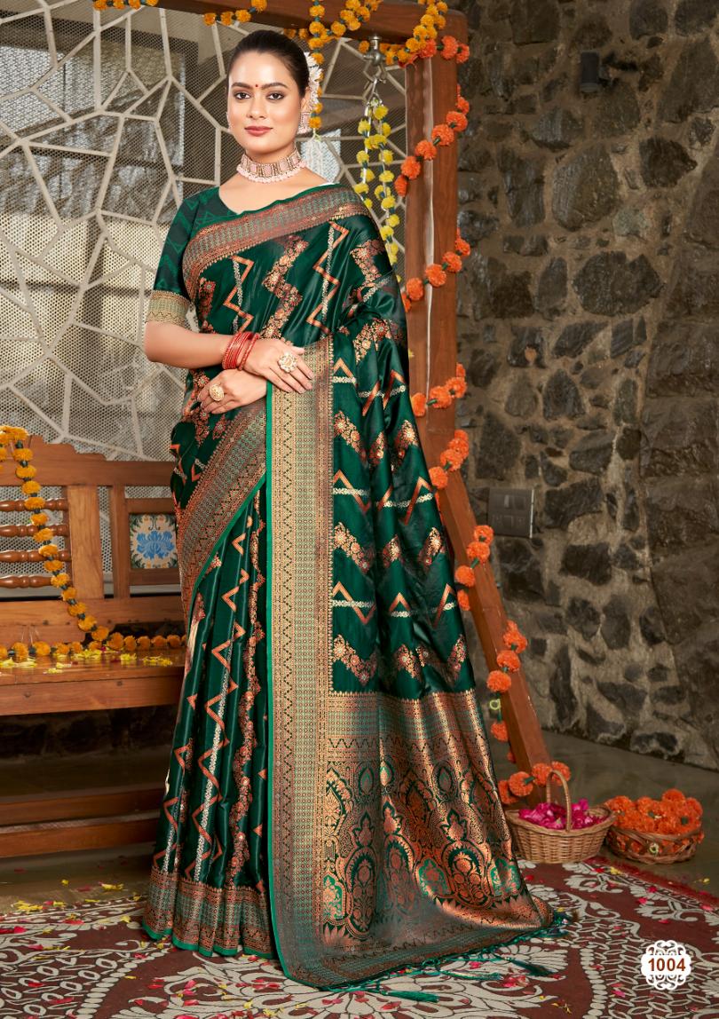 Pavitra By Bunawat Satin Silk Wedding Wear Sarees Wholesale Price In Surat
